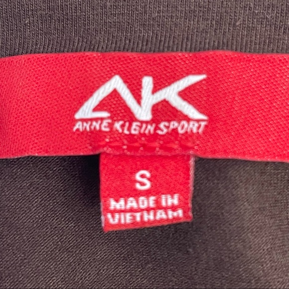 AK | ANNE KLEIN SPORTS | A LINE CAP SLEEVE DRESS | SZ S | BROWN - Picture 4 of 7